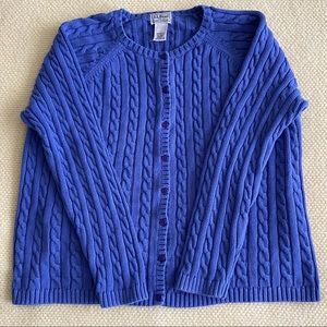 LL BEAN 100% Cotton Sweater